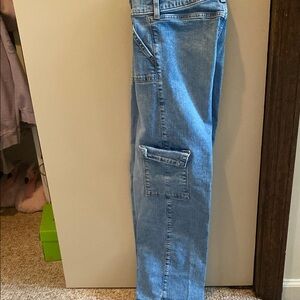 Abercrombie Kids Blue Jeans Classic Straight-Leg